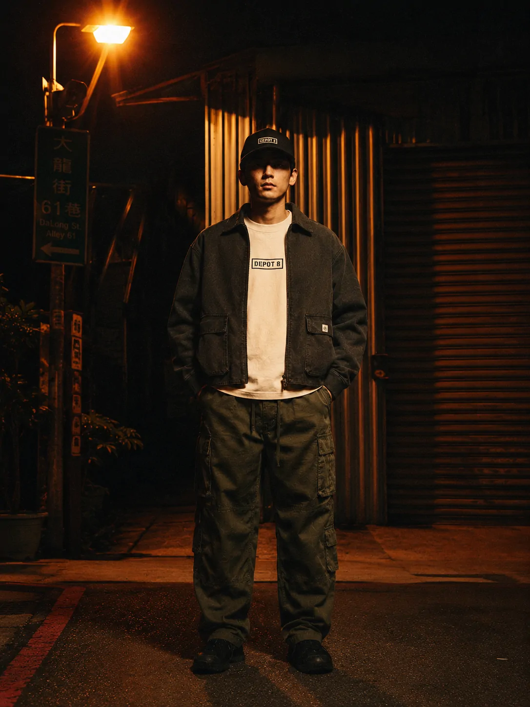 LOOK 02 · WORKSITE NIGHT